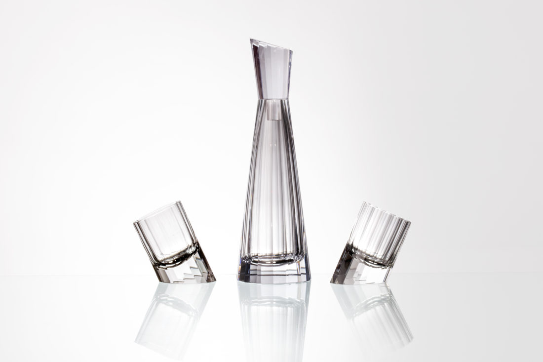 Crystal creative- Pisa whiskey set